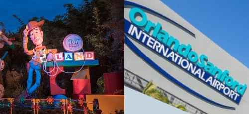 Compare Our Rates Disney World to Orlando SFB airport